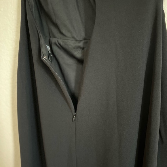 Keep It Interesting Black Asymmetrical Cutout Halter Maxi Dress - Picture 9 of 10